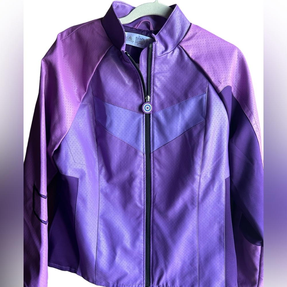 Disney Store Marvel Hawkeye Kate Bishop Ladies' Jacket Cosplay Purple Size XL